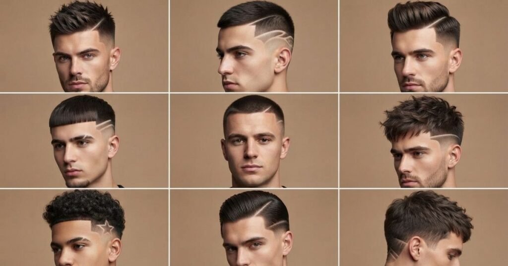 17 haircuts with lines on the side