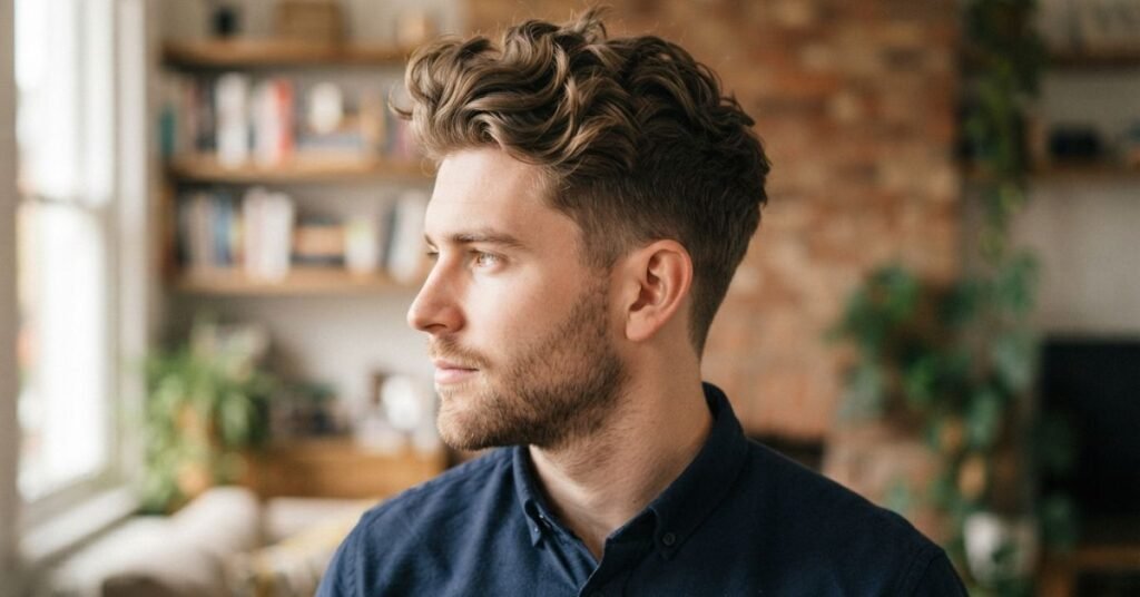 Short Quiff with Natural Waves