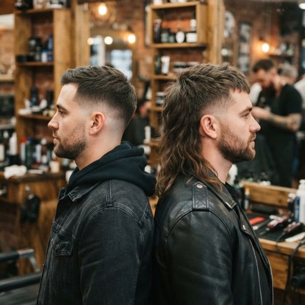 Low Taper Fade vs Traditional Mullet