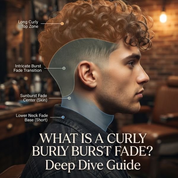 What Is a Curly Burst Fade?