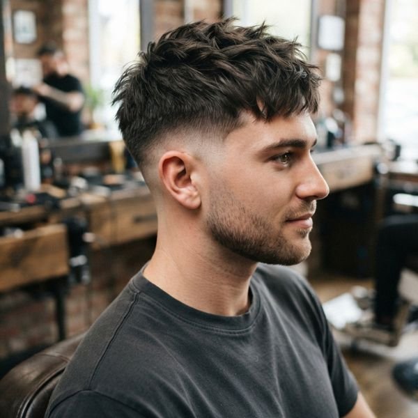 Trending Low Taper Fade Textured Crop Haircut