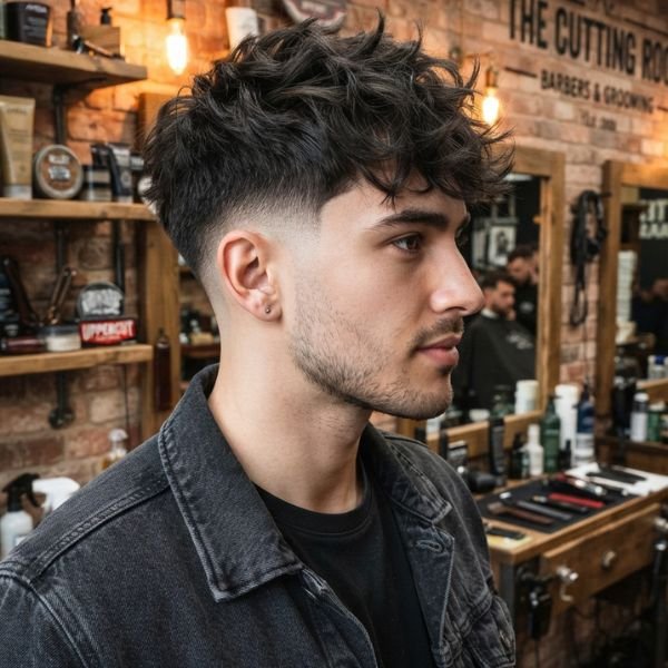 Low Taper Fade Textured Crop with Volume