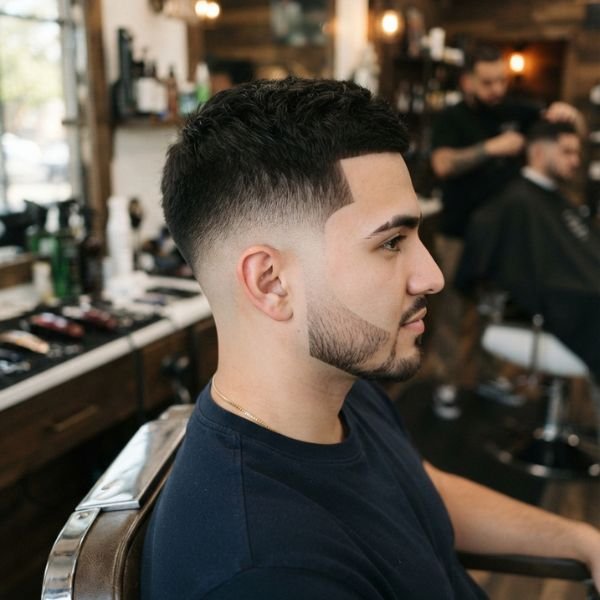 Modern Low Taper Fade Buzz Cut