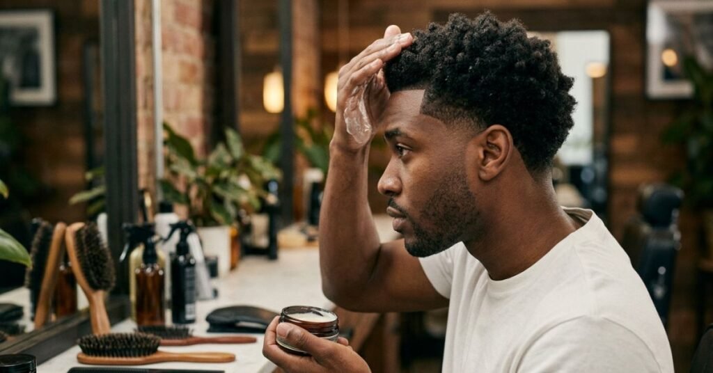 How to Style a Low Taper Fade Black Haircut
