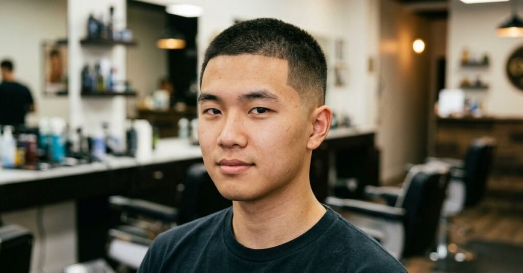 Low Taper Fade Asian Haircuts Buzz Cut