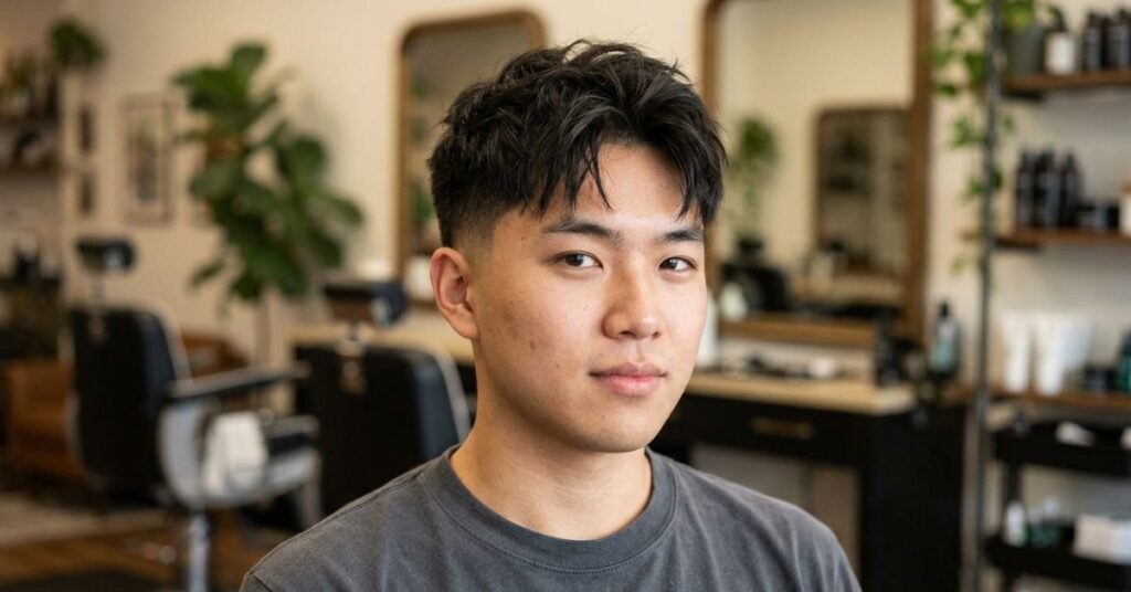 Low Taper Fade Asian Haircuts Male