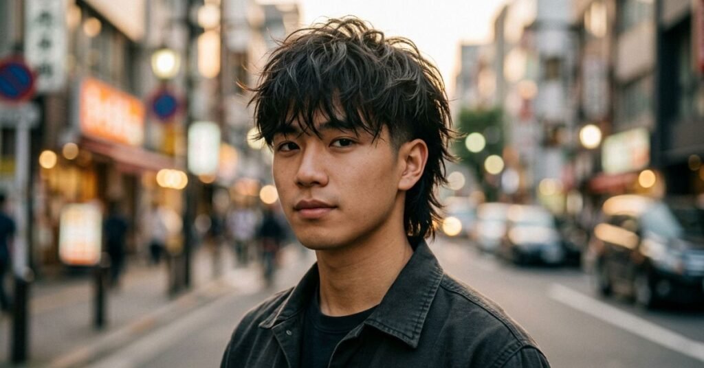 Low Taper Fade Asian Haircuts Wolf Cut