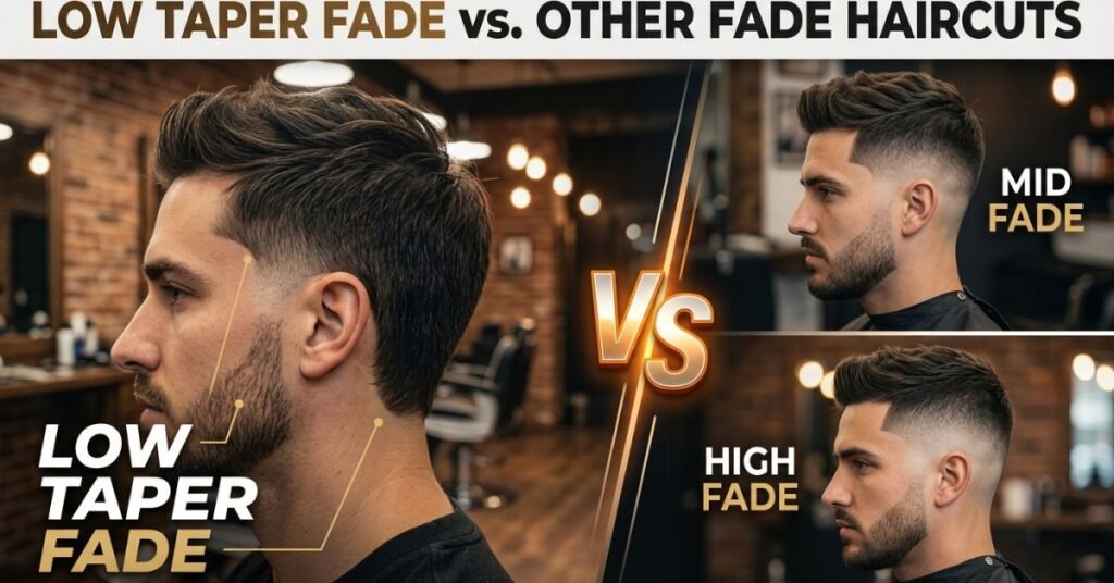 Low Taper Fade vs Other Fade Haircuts