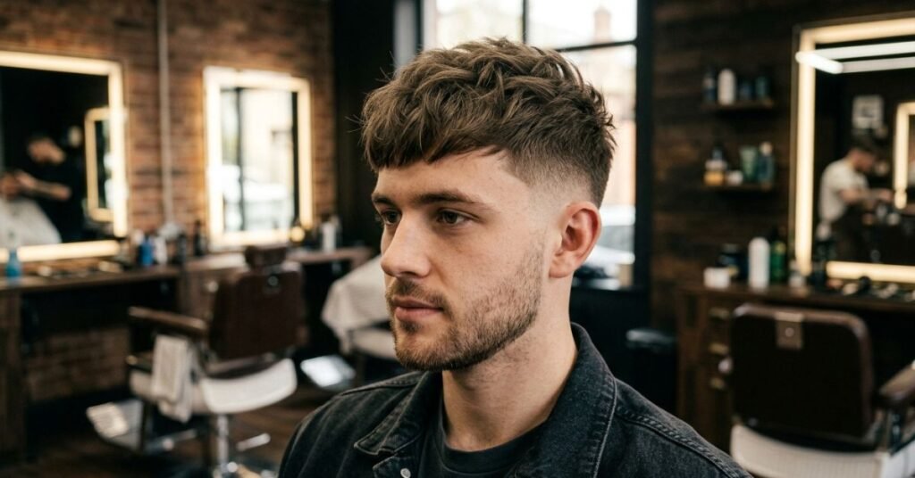 Textured Crop + Low Taper