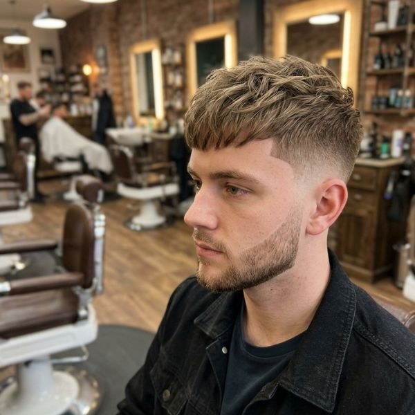 Textured Fringe with Line Up