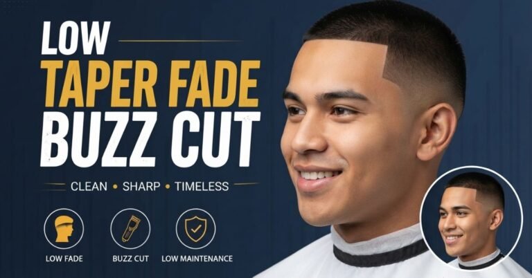 Low Taper Fade Buzz Cut