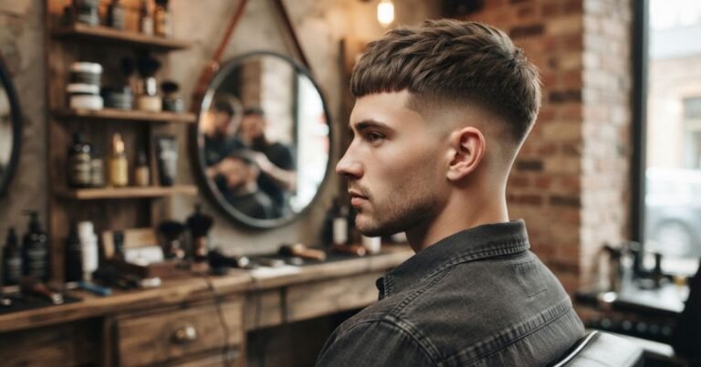 French crop haircut