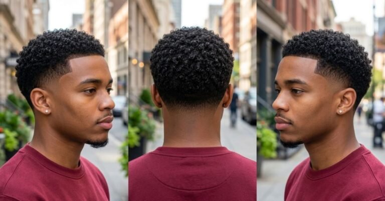 Low Taper Fade Black Haircut
