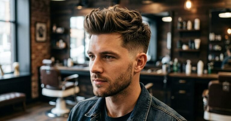 Textured Quiff Hairstyle